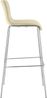 CLP Barhocker Hover stapelbar Stoffbezug Vierfußgestell bis 150 kg,creme chrom Bild 5