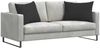 vidaXL Sofakissen 2 Stück Schwarz 70 x 50 cm Stoff 42013771 Bild 3