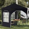 vidaXL Pop-up Partyzelt 192 x 192 x 245 cm Schwarz 42019832 Bild 1