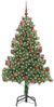 vidaXL Weihnachtsbaum mit 300 LEDs mit Ständer Grün 180 cm PVC 3396380 Bild 3