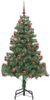 vidaXL Weihnachtsbaum mit 300 LEDs mit Ständer Grün 180 cm PVC 3396380 Bild 4