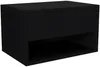 Vente-unique - RITAMI Bedside table Holz, Platte Schwarz - B 40 cm x H 35 cm x L 60 cm Bild 4