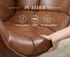 WAHSON OFFICE CHAIRS Loungesessel Armlehnstuhl Sessel aus PU-Leder, drehbar mit Metallbeinen Bild 3