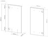 Küchenfront R-Line Beton 59.2 x 59 cm Möbelfront für den Hängeschrank Vicco Bild 2