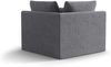 Micadoni Symmetrisches Eckmodul Bloom Strukturierter Stoff City Grau Bild 3