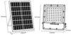50 Watt LED Fluter Solarbetrieben solar Fluter 187 x 180 x 37mm mit Fernbedienung Kaltweiß 500 Lumen Bild 2