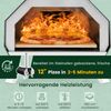 Outdoor Pizzaofen mit Pizzastein & Pizzaschaufel & Thermometer & Klappbaren Beinen Bild 5
