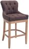CLP 2er Set Barhocker Lakewood Stoff gepolstert,braun antik-hell Bild 3