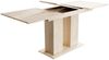 Eckbankgruppe 196x142 cm BLAKE XL R Stoff Soro Gelb / Esstisch DANTE Schwarz Bild 3