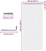 vidaXL Türvorhang aus Ketten 90x220 cm Aluminium 4010013 Bild 5