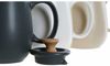 Teekanne DKD Home Decor Weiß Beige natürlich Dunkelgrau Kautschukholz Kunststoff Steingut 1 L 23 x 12 x 16,5 cm (3 Stück) Bild 2