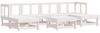 vidaXL 7-tlg. Garten-Lounge-Set Weiß Massivholz Kiefer 3186348 Bild 2