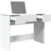 vidaXL Schminktisch mit Spiegel Weiß 100x45x76 cm 840695 Bild 4