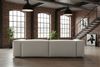 KAWOLA Sofa CELESTE 4-Sitzer Cord hellgrau 72 x 114 x 302 cm Bild 2
