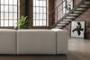 KAWOLA Sofa CELESTE 4-Sitzer Cord hellgrau 72 x 114 x 302 cm Bild 5