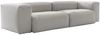 KAWOLA Sofa CELESTE 4-Sitzer Cord hellgrau 72 x 114 x 302 cm Bild 3