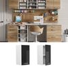 Hängeschrank R-Line Schwarz Hochglanz 30 cm mit Tür Vicco Bild 2