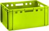 4x Fleischkiste E3 Metzgerkiste 60 x 40 x 30 cm lebensmittelecht, robust, stapelbar - Eurokisten Lagerkiste Stapelkiste aus Deutschland Bild 2