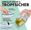 GOURMETmaxx Frischhaltedose Glas-Frischhaltedosen Klick-it 6tlg. - luftdicht, Glas, mit 4-fach-Klickverschluss Spülmaschinengeeignet Bild 4