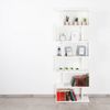 Standregal 192 x 70 x 25 cm weiß matt – Bücherregal Raumteiler Wohnzimmer RICOO WM070-WM Bild 4