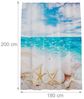 Relaxdays Duschvorhang 180x200 cm mit Motiv Bild 5