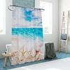 Relaxdays Duschvorhang 180x200 cm mit Motiv Bild 4