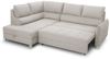 Ecksofa Schlafsofa Sofa MARNO in Stoff Chill Me Creme Ottomane Links Bild 4