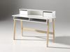 Kinderschreibtisch >KIDDY< in Weiß aus Massiv Kiefer und MDF - 120x87x60 (BxHxT) Bild 4