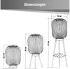 Northpoint LED Solarleuchte LED Solar Außen Stehlampe Tischlampe warmweißes Licht Bild 2