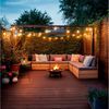 Northpoint LED Solarleuchte LED Solar Außen Stehlampe Tischlampe warmweißes Licht Bild 3
