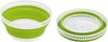 EMSA 512992 Falt-Salatschleuder Basic, 4 Liter, transparent/grün Bild 3