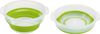 EMSA 512992 Falt-Salatschleuder Basic, 4 Liter, transparent/grün Bild 4