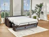 Schlafsofa 4-Sitzer CALIFE - Stoff - Braun - Liegefläche: 160 cm - Matratzenhöhe: 22 cm Bild 1