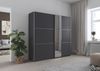 OTTO home Kleiderschrank Mehrzweckschrank Aktenschrank Möbel Mietswohnung TOPSELLER ASTANA (3 Ausstattungen BASIC/CLASSIC/PREMIUM (inkl. SOFT-CLOSE-FUNKTION) mit 3 Spiegelelementen, Metallgriffleisten alufarbig MADE IN GERMANY Bild 3