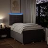 vidaXL Boxspringbett mit Matratze Taupe 120x200 cm Stoff 3293551 Bild 4