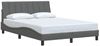 vidaXL Bettgestell ohne Matratze "Hanko" Dunkelgrau 120x200 cm Stoff 3310378 Bild 3