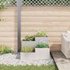 vidaXL Gartenblumentopf Silber 100 x 100 x 60 cm Edelstahl 865866 Bild 4