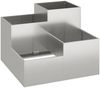 vidaXL Gartenblumentopf Silber 100 x 100 x 60 cm Edelstahl 865866 Bild 2