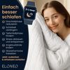 ELONEO Gewichtsdecke, Entspannungsdecke & Anti-Stress Therapiedecke, 200x200cm, 7 kg Bild 3