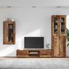 vidaXL TV-Schrankset mit Schubladen FLORIN 3 pcs Altholz Holzwerkstoff 3397972 Bild 4