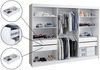 Schwebetürenschrank DIVER 3-türig Schrank 200 cm (mit Spiegel) Farbe: Graphit Bild 5