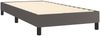 vidaXL Boxspringbett mit Matratze Grau 90x200 cm Kunstleder 3130641 Bild 4