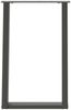 vidaXL Esstischbeine U-Form 2 Stk. Anthrazit 60x(72-73) cm Stahl 4012790 Bild 5