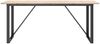 vidaXL Esstisch O-Gestell 180x90x75 cm Massivholz Kiefer und Stahl 3282678 Bild 4