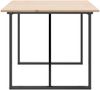 vidaXL Esstisch O-Gestell 180x90x75 cm Massivholz Kiefer und Stahl 3282678 Bild 5
