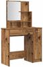 vidaXL Schminktisch-Set Altholz-Optik Holzwerkstoff 3329191 Bild 4