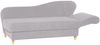 Recamiere mit Armteil rechts klappbar Katia Bezug Veloursstoff Buche natur / silber 22698 Bild 3