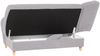 Recamiere mit Armteil rechts klappbar Katia Bezug Veloursstoff Buche natur / silber 22698 Bild 4