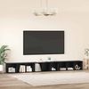 vidaXL TV-Schrankset 3 pcs Schwarz Eichen-Optik 37 x 35 x 107 cm 3393553 Bild 4