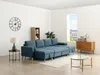 Vente-unique - KORI Sofa Stoff Blau - B 146 cm x H 85 cm x L 288 cm Bild 2